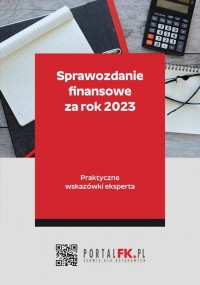 Sprawozdanie finansowe za rok 2023 - okłakda ebooka