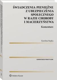 Świadczenia pieniężne z ubezpieczenia - okłakda ebooka