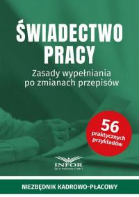 Świadectwo pracy - okłakda ebooka