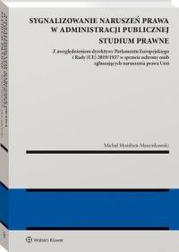 Sygnalizowanie naruszeń prawa w - okłakda ebooka