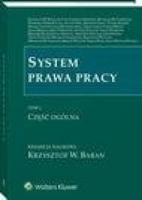 System prawa pracy. TOM I. Część - okłakda ebooka