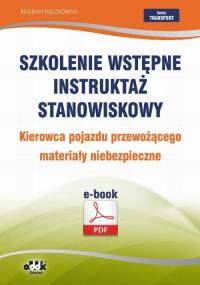 Szkolenie wstępne Instruktaż stanowiskowy - okłakda ebooka