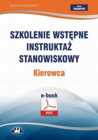 Szkolenie wstępne Instruktaż stanowiskowy - okłakda ebooka