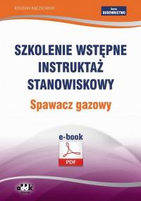 Szkolenie wstępne Instruktaż stanowiskowy - okłakda ebooka