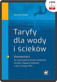 Taryfy dla wody i ścieków. Komentarz - okłakda ebooka