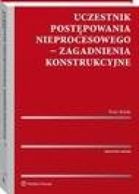 Uczestnik postępowania nieprocesowego - okłakda ebooka