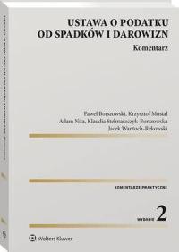 Ustawa o podatku od spadków i darowizn. - okłakda ebooka