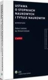 Ustawa o stopniach naukowych i - okłakda ebooka
