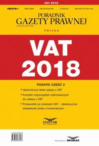 VAT 2018. Podatki cześć 2 - okłakda ebooka