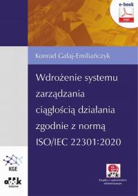 Wdrożenie systemu zarządzania ciągłością - okłakda ebooka