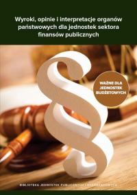 Wyroki, opinie i interpretacje - okłakda ebooka