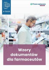 Wzory dokumentów dla farmaceutów - okłakda ebooka