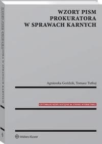 Wzory pism prokuratora w sprawach - okłakda ebooka