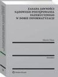 Zasada jawności sądowego postępowania - okłakda ebooka