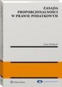 Zasada proporcjonalności w prawie - okłakda ebooka