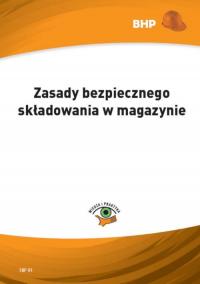 Zasady bezpiecznego składowania - okłakda ebooka