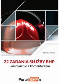 22 zadania służby bhp – omówienie - okłakda ebooka