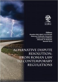 Alternative Dispute Resolution: - okłakda ebooka
