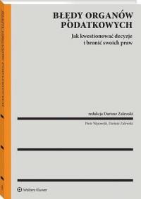 Błędy organów podatkowych a prawa - okłakda ebooka