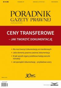 Ceny transferowe Jak twotrzyć dokumentację - okłakda ebooka