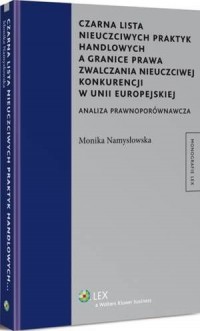 Czarna lista nieuczciwych praktyk - okłakda ebooka