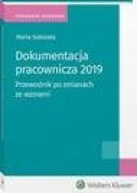 Dokumentacja pracownicza 2019. - okłakda ebooka