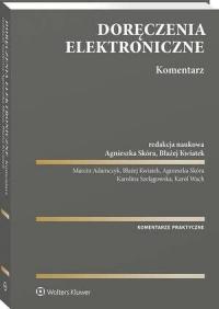Doręczenia elektroniczne. Komentarz - okłakda ebooka