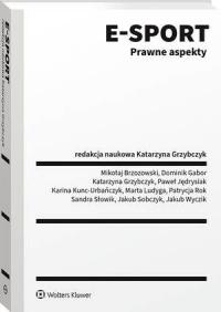E-sport. Prawne aspekty - okłakda ebooka