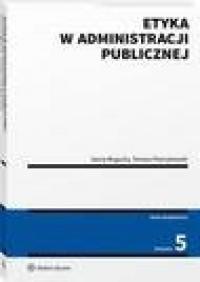 Etyka w administracji publicznej - okłakda ebooka