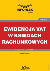 Ewidencja VAT w księgach rachunkowych - okłakda ebooka