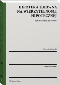 Hipoteka umowna na wierzytelności - okłakda ebooka