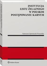 Instytucja listu żelaznego w polskim - okłakda ebooka