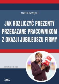 Jak rozliczyć prezenty przekazane - okłakda ebooka