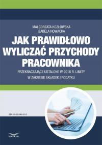 Jak wyliczać przychody pracownika - okłakda ebooka