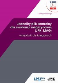 Jednolity plik kontrolny dla ewidencji - okłakda ebooka