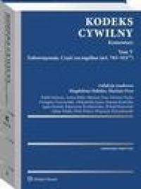 Kodeks cywilny. Komentarz. Tom - okłakda ebooka