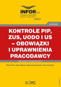 Kontrole PIP, ZUS, UODO i US – - okłakda ebooka