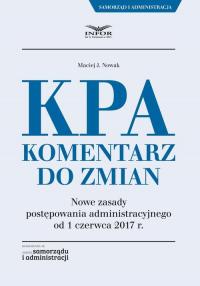 KPA. Komentarz do zmian - okłakda ebooka