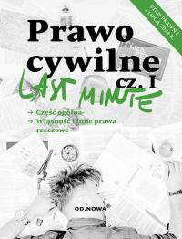 Last minute. Prawo cywilne cz1 - okłakda ebooka