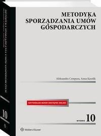 Metodyka sporządzania umów gospodarczych - okłakda ebooka