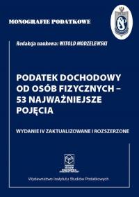 Monografie Podatkowe: Podatek dochodowy - okłakda ebooka