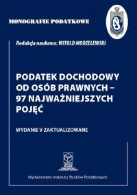 Monografie Podatkowe: Podatek dochodowy - okłakda ebooka