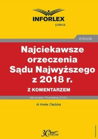 Najciekawsze orzeczenia Sądu Najwyższego - okłakda ebooka