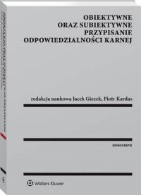 Obiektywne oraz subiektywne przypisanie - okłakda ebooka
