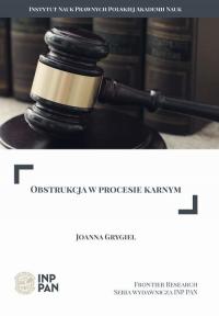 OBSTRUKCJA W PROCESIE KARNYM - okłakda ebooka