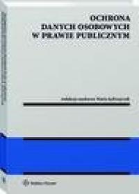 Ochrona danych osobowych w prawie - okłakda ebooka