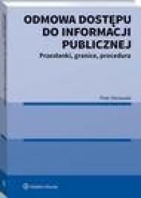 Odmowa dostępu do informacji publicznej. - okłakda ebooka