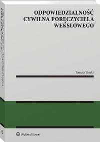 Odpowiedzialność cywilna poręczyciela - okłakda ebooka