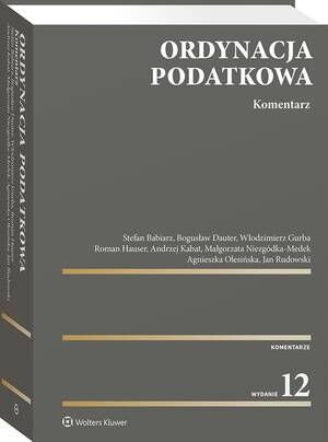 Ordynacja podatkowa. Komentarz - okłakda ebooka