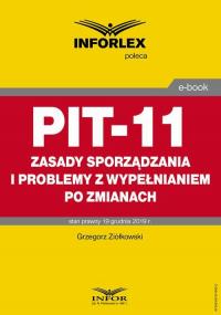 PIT-11 – zasady sporządzania i - okłakda ebooka